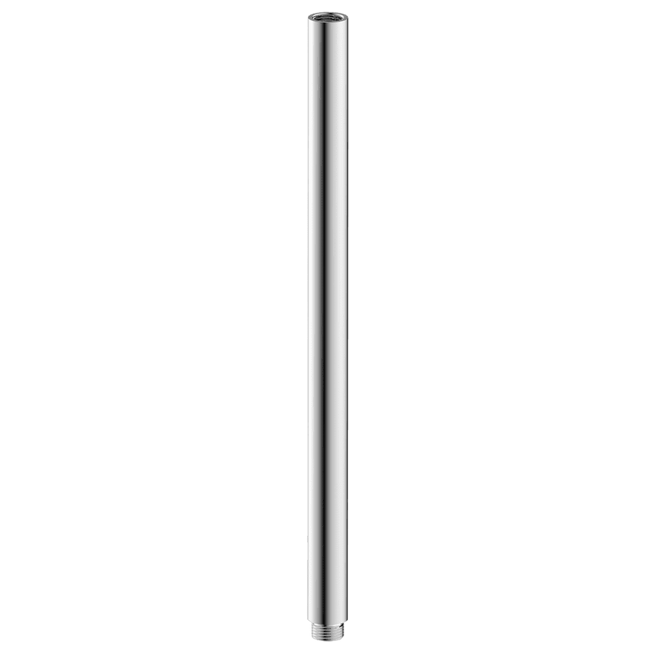 Brass 400mm Round Dropper in Chrome