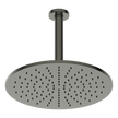 Brass Round Vertical Shower 300mm in Gun Metal
