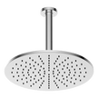 Brass Round Vertical Shower 300mm in Chrome