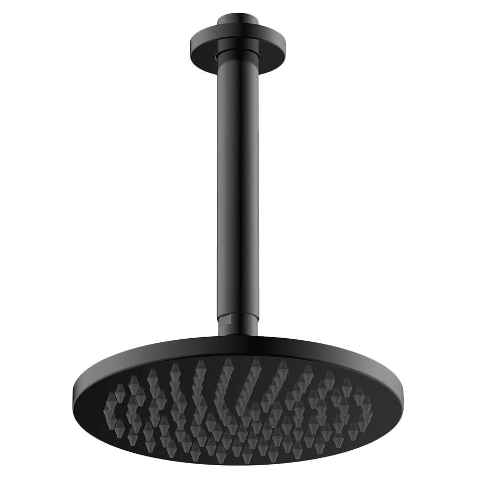 Brass Vertical Shower in Black