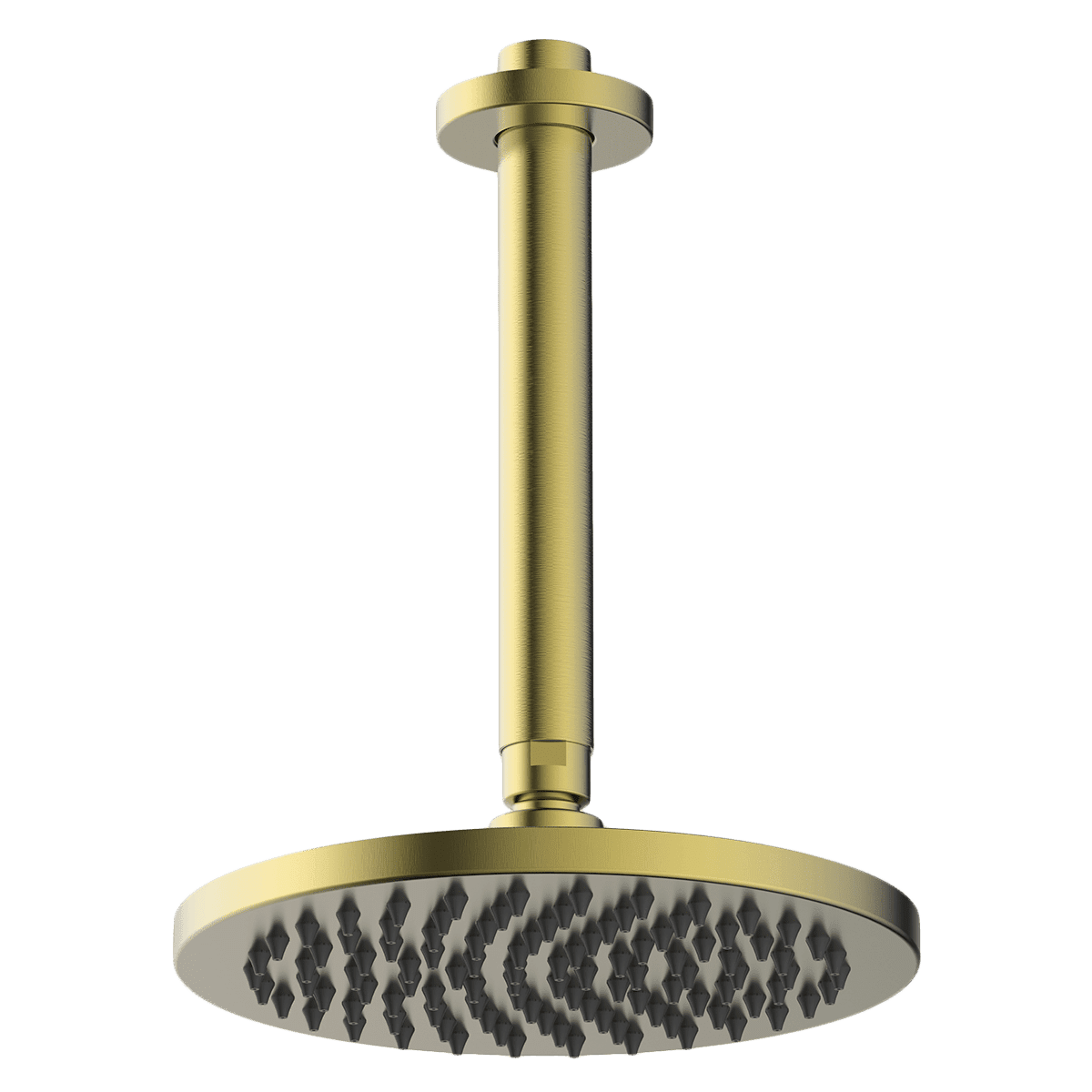 Brass Vertical Shower in Brushed Brass