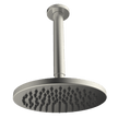 Brass Vertical Shower in Brushed Nickel