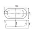 Zenmo Vivo Freestanding Bath in Gloss White