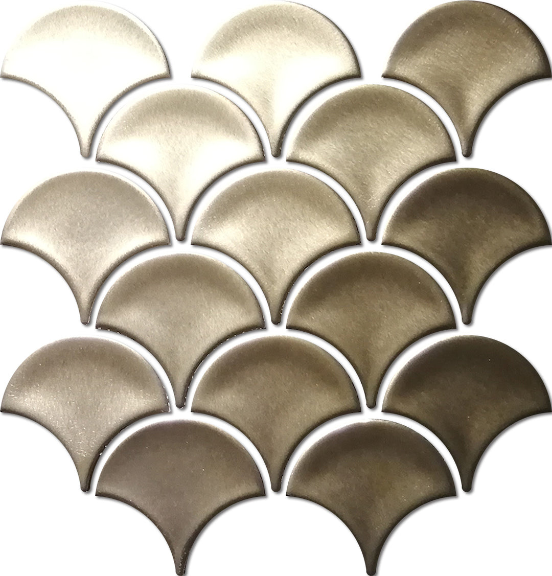 FISHSCALE BRONZE METALLIC JSFS0009A CHIP SIZE 95X86 SHEET SIZE 259X273 - FISHSCALE BRONZE METALLIC