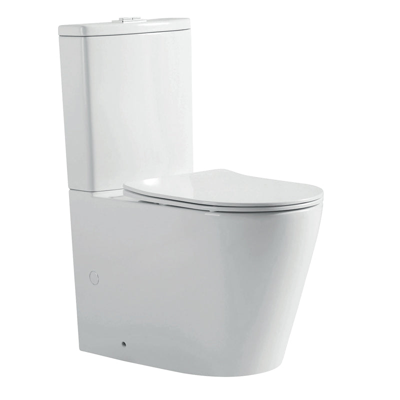 Zenmo Exon Toilet Suite in Chrome