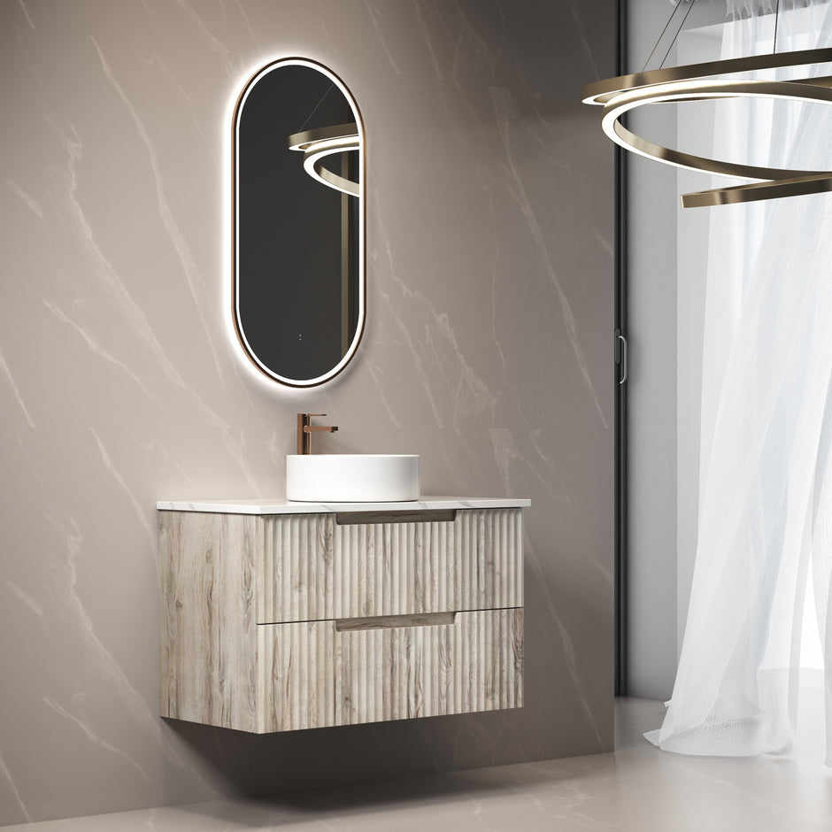 Aulic Tuscana Wall Hung 900mm wall hung vanity