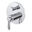 Eleanor Wall Diverter Mixer in Chrome / Chrome