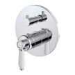 Eleanor Wall Diverter Mixer in Chrome / Ceramic