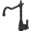 Eleanor Shepherds Crook Sink Mixer in Matte Black / Matte Black