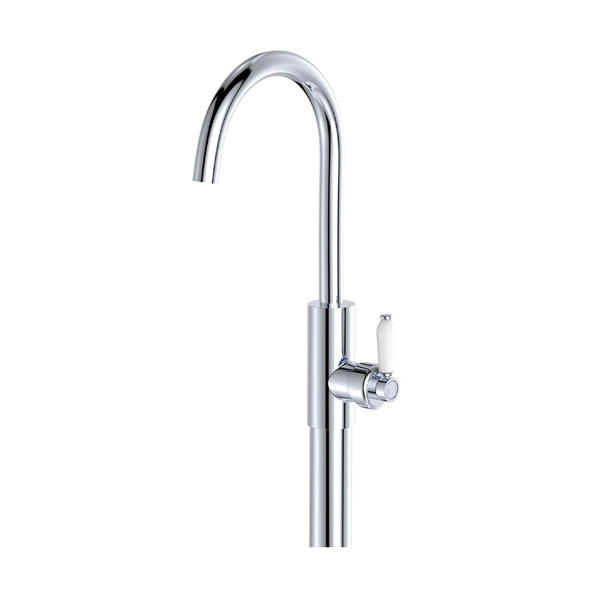 Eleanor Floor Mounted Basin/Bath Mixer