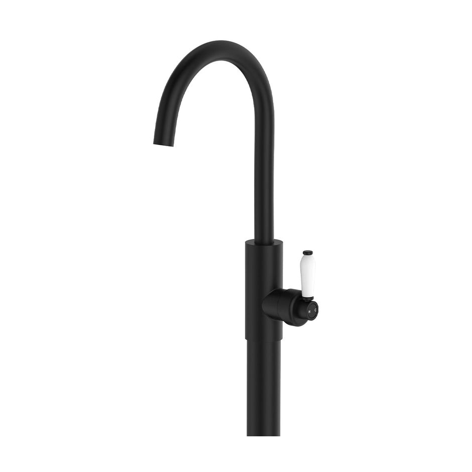 Eleanor Floor Mounted Basin/Bath Mixer