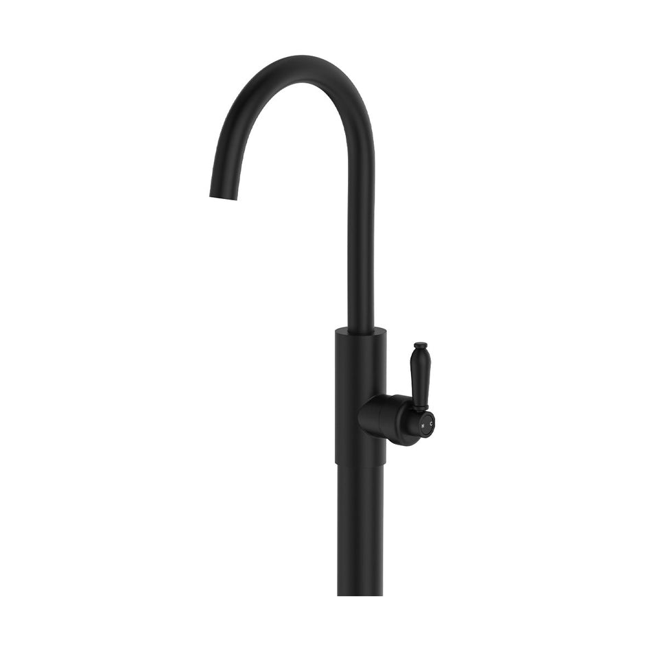 Eleanor Floor Mounted Basin/Bath Mixer