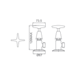 Zenmo Sea Star Washing Machine Stops Pair