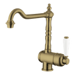 Provincial Single Lever Kitchen Mixer in Bronze