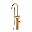 Kaya Floor Mounted Bath Mixer With Hand Shower