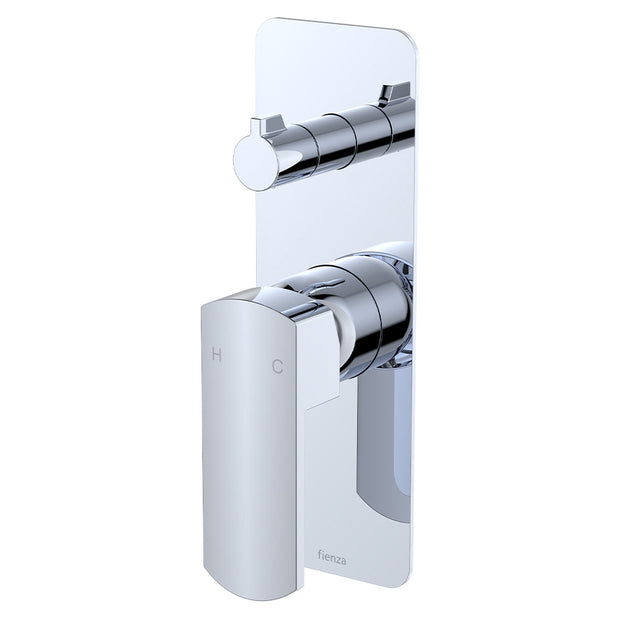 Koko Wall Diverter Mixer in Chrome
