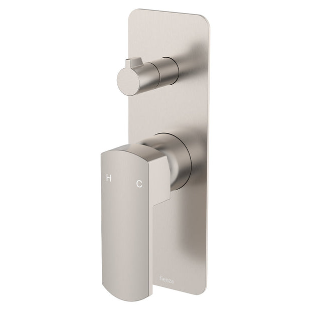 Koko Wall Diverter Mixer in Brushed Nickel