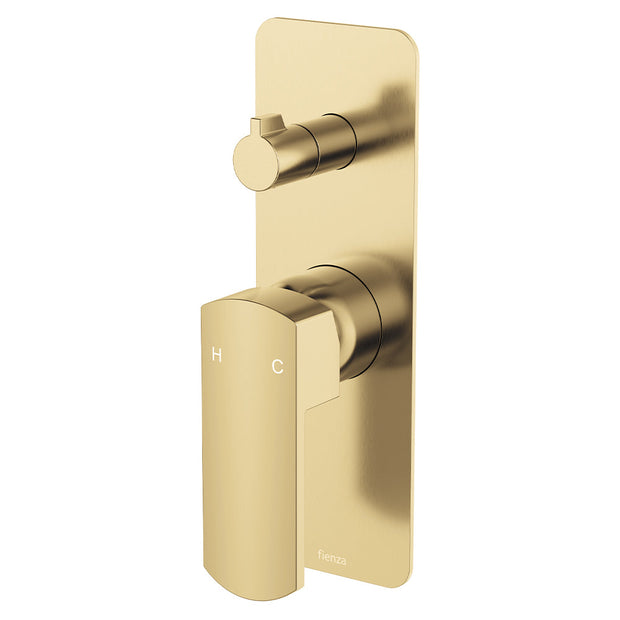 Koko Wall Diverter Mixer in Urban Brass