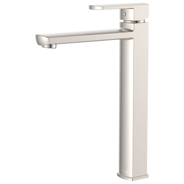 Koko Tall Basin Mixer in Brushed Nickel