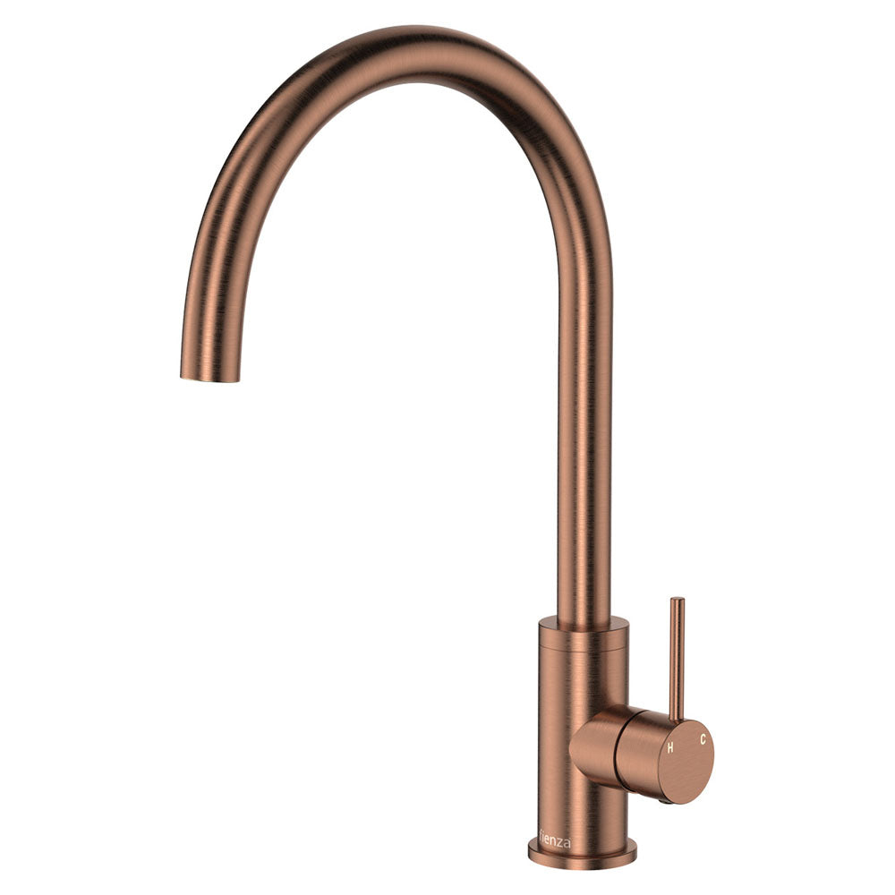 Kaya Sink Mixer in Brushed Copper