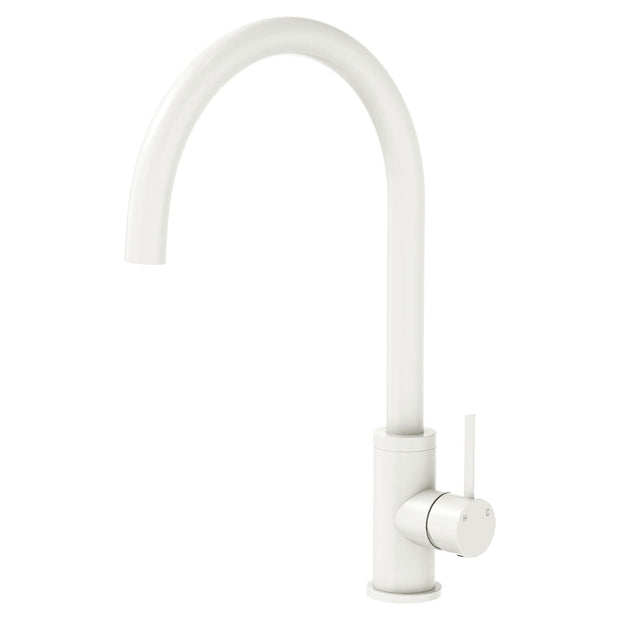 Kaya Sink Mixer in Matte White