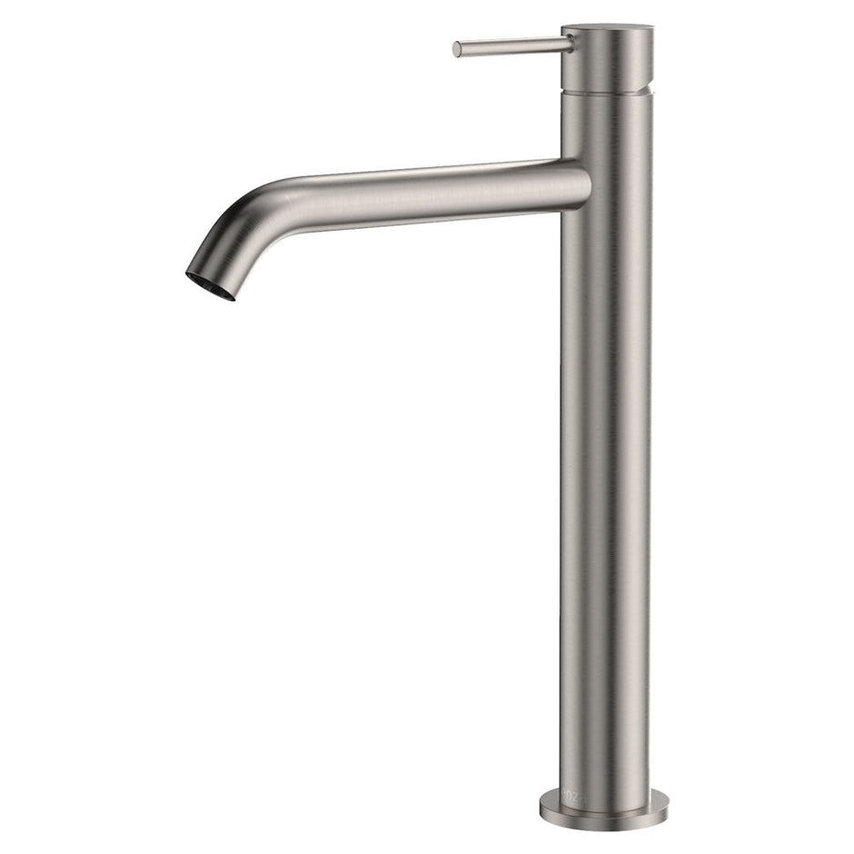 Kaya Tall Basin Mixer in Brushed Nickel