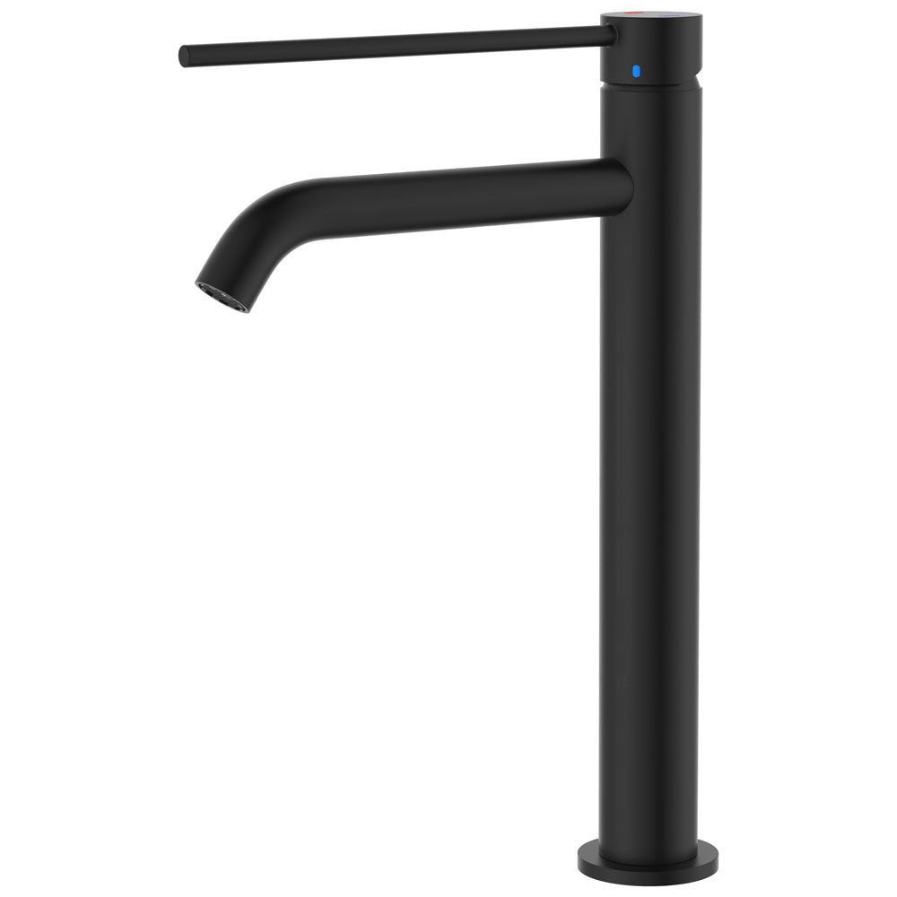 Kaya Care Tall Basin Mixer in Matte Black