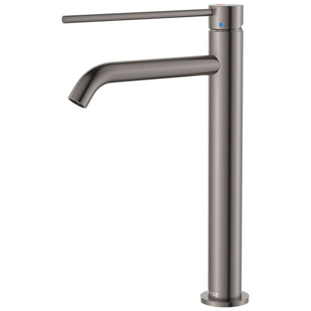 Kaya Care Tall Basin Mixer in Gun Metal