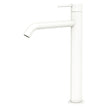 Kaya Tall Basin Mixer in Matte White