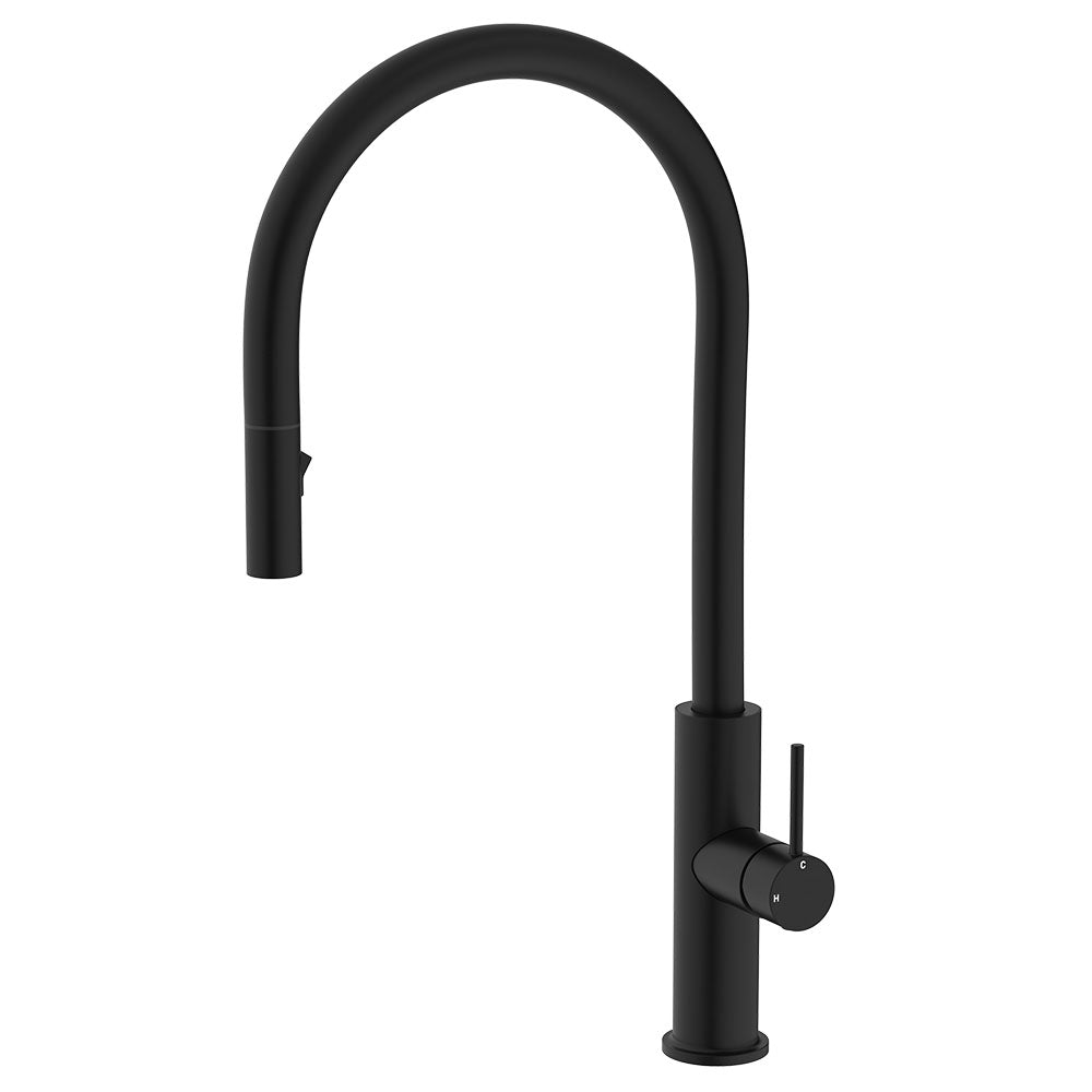 Kaya Pull-Out Sink Mixer in Matte Black