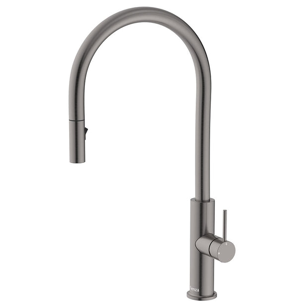 Kaya Pull-Out Sink Mixer in Gun Metal