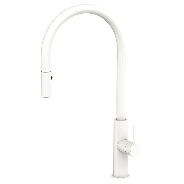 Kaya Pull-Out Sink Mixer in Matte White
