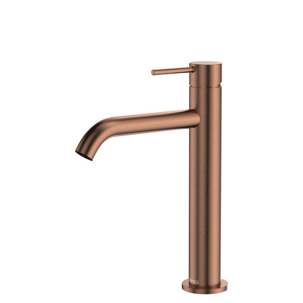 Kaya Medium Basin Mixer in Brushed Copper