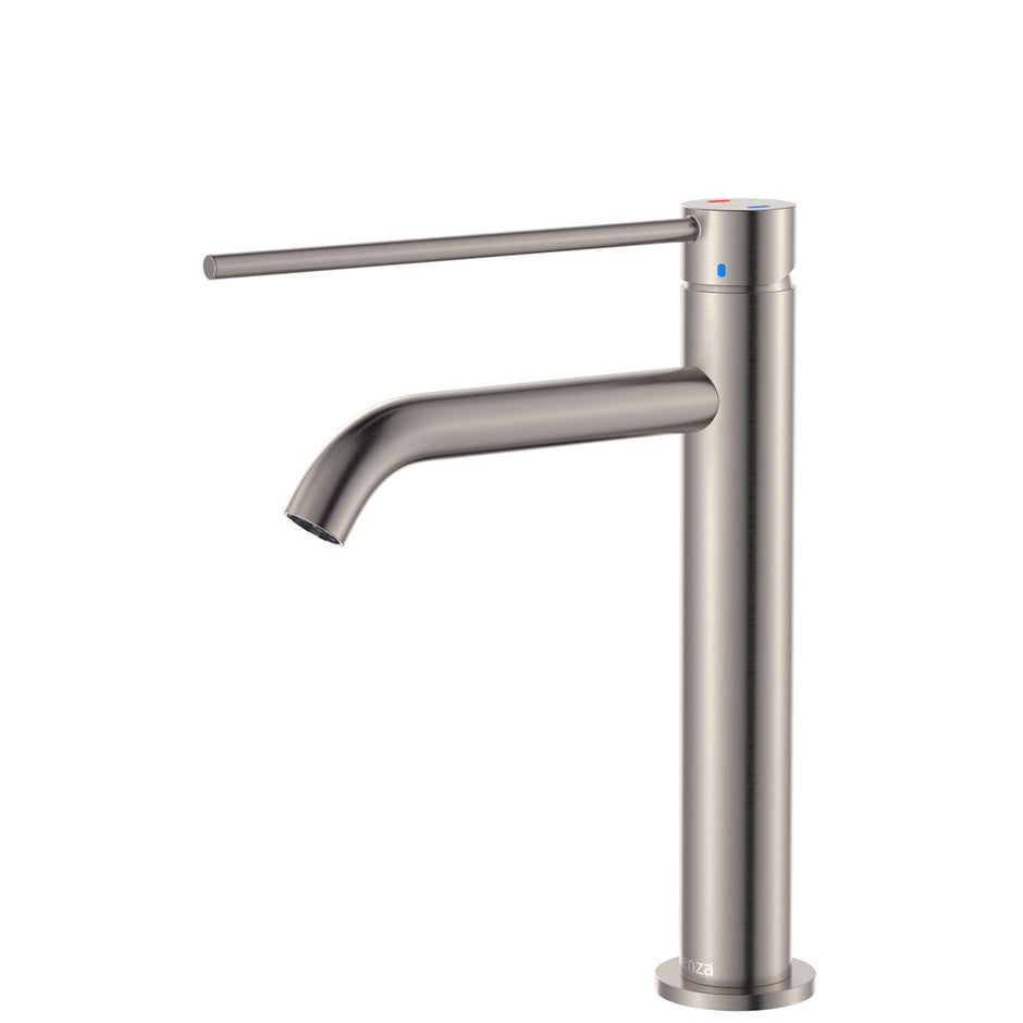 Kaya Care Medium Basin Mixer in Brushed Nickel