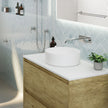 Kaya Up Basin/Bath Wall Mixer Set, Rectangular Plate, 200mm Outlet