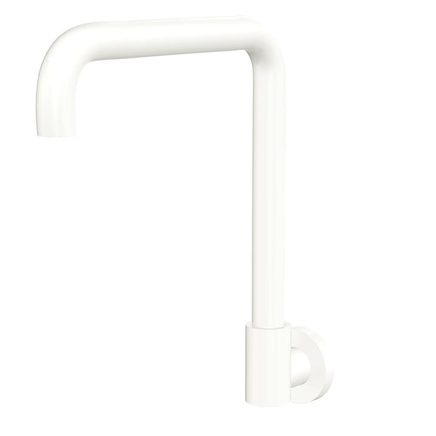 Kaya Squareline Wall Swivel Outlet Set in Matte White