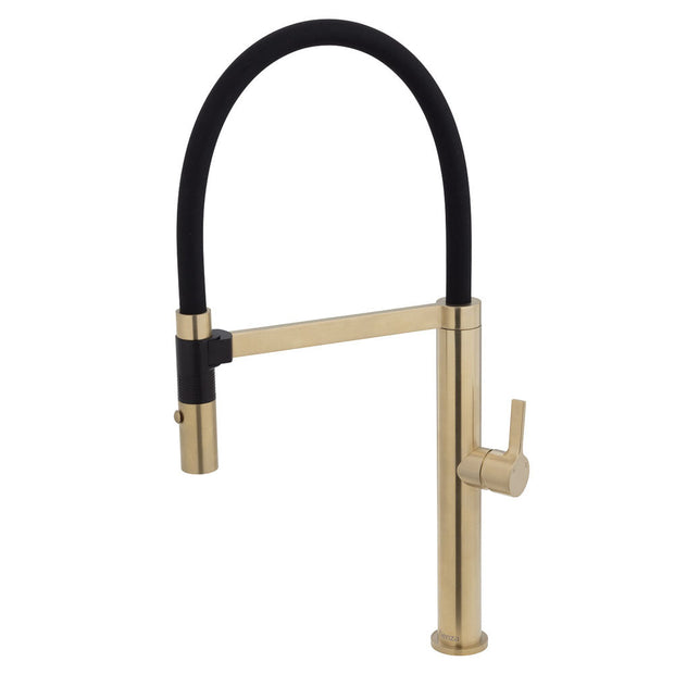 Sansa Pull Down Sink Mixer in Urban Brass