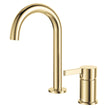Sansa Round Hob Mixer Set in Urban Brass