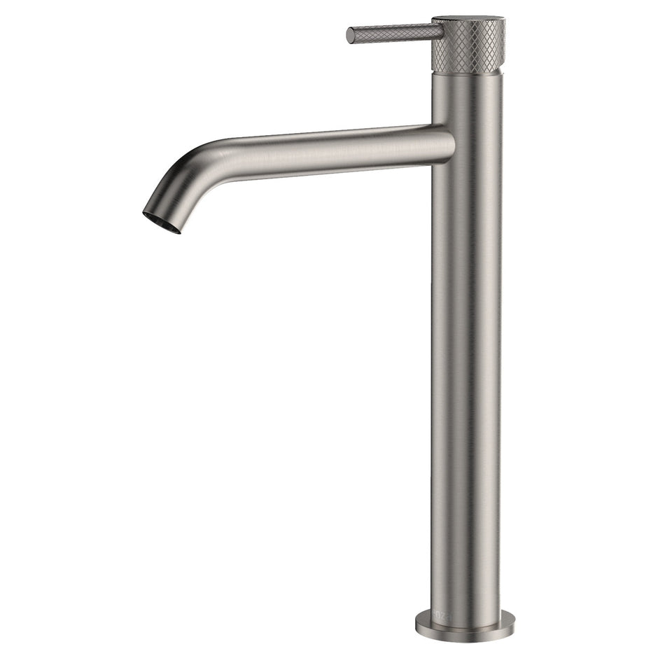 Axle Tall Basin Mixer in Brushed Nickel