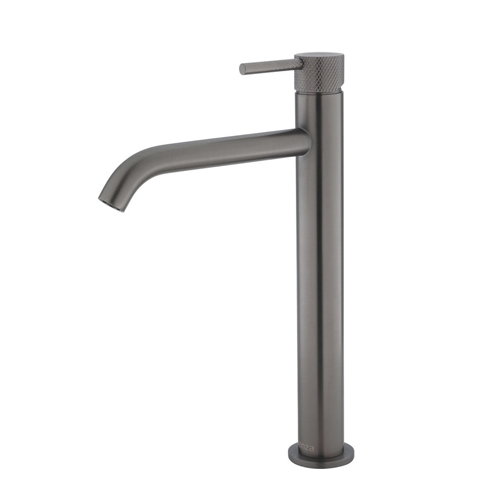 Axle Tall Basin Mixer in Gun Metal