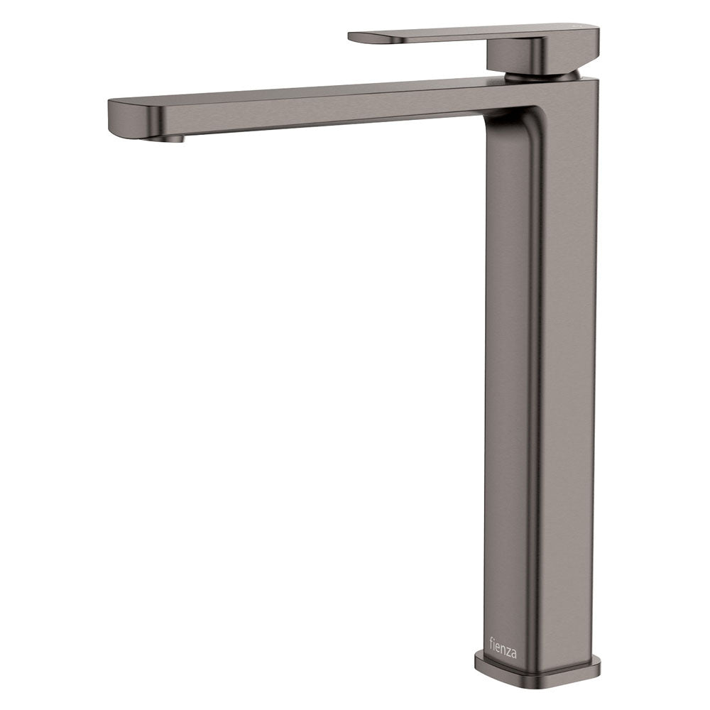 Tono Tall Basin Mixer in Gun Metal