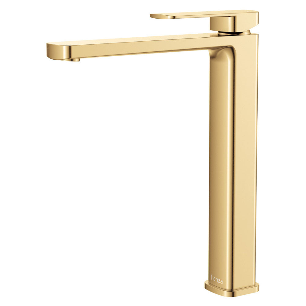 Tono Tall Basin Mixer in Urban Brass