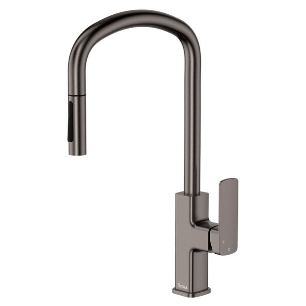 Tono Pull Out Sink Mixer in Gun Metal
