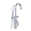 Tono Floor Mounted Bath Mixer With Hand Shower