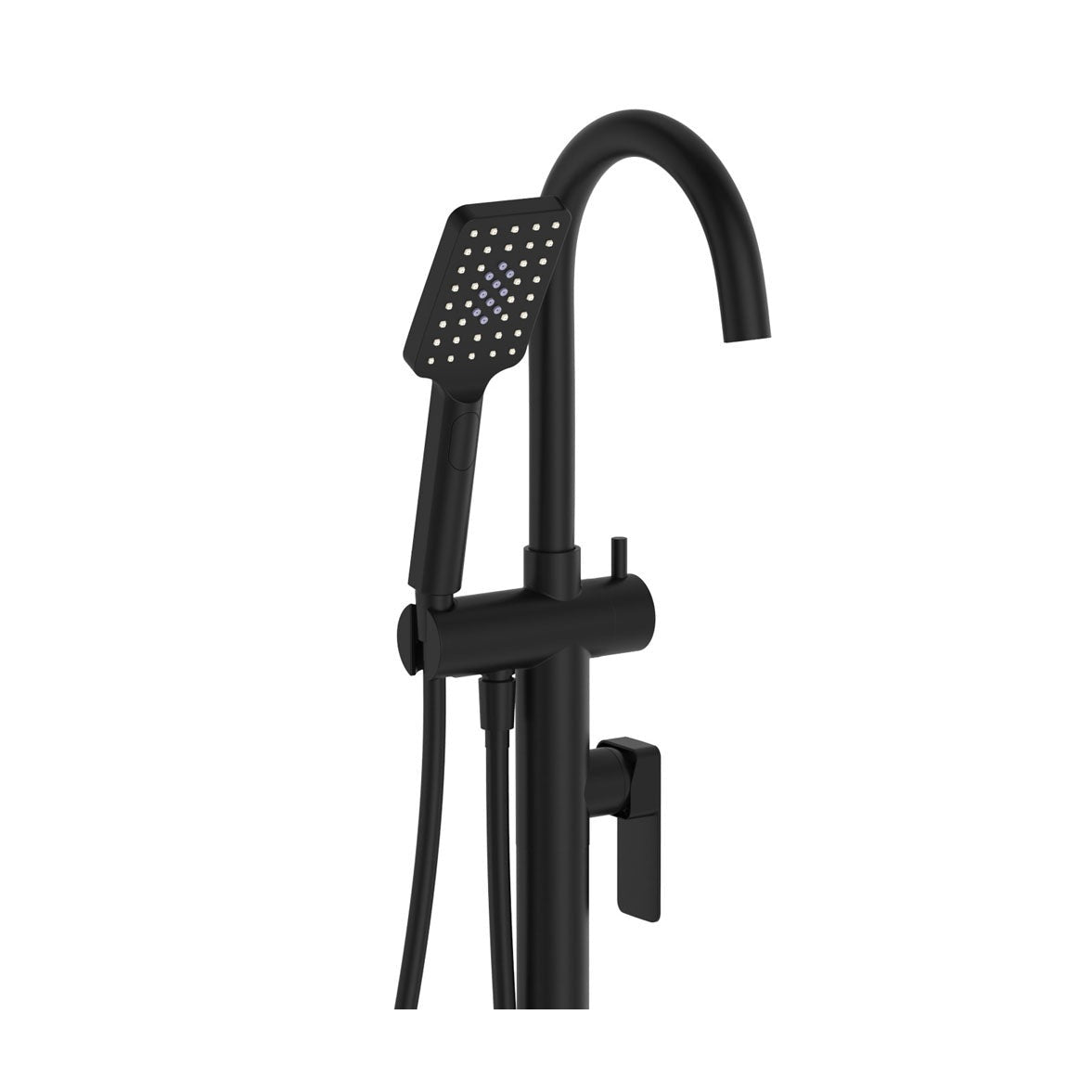 Tono Floor Mounted Bath Mixer With Hand Shower