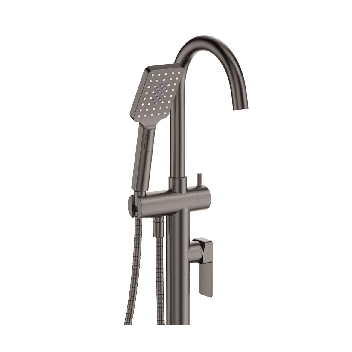 Tono Floor Mounted Bath Mixer With Hand Shower