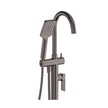 Tono Floor Mounted Bath Mixer With Hand Shower