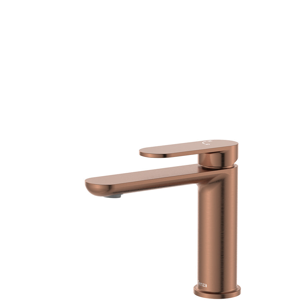 Empire Slim Cold Start Basin Mixer in Brushed Copper