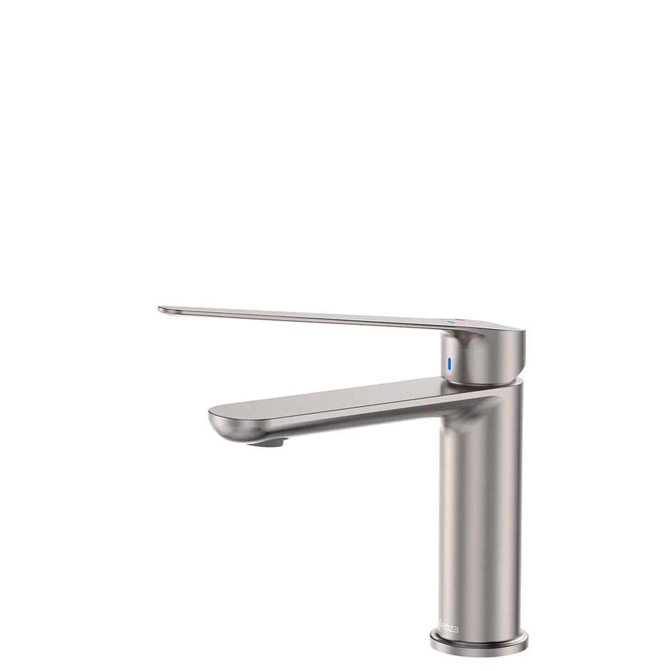 Empire Care Cold Start Basin Mixer in Brushed Nickel