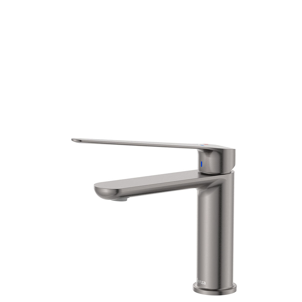 Empire Care Cold Start Basin Mixer in Gun Metal